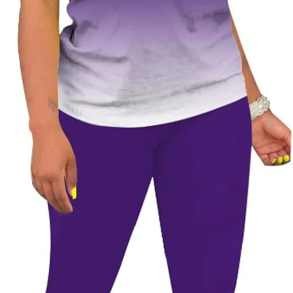 GYS Bamboo Viscose Lounge Set For Women | 2-Piece Jogger Pajama Set With Short Sleeve Top - View #3